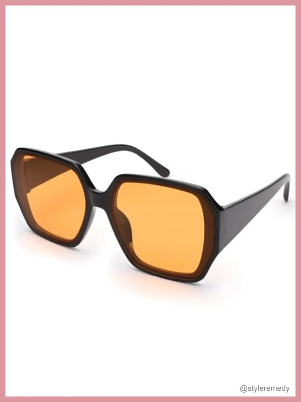 Oversized Square Sunglasses Women Trendy UV400 Protection